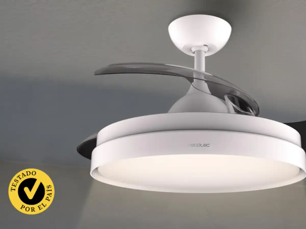 Ventiladores de techo con aspas retráctiles: cómo elegirlos
